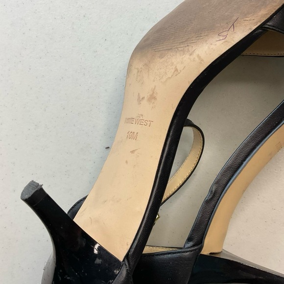 None West Black Kitten heels Heels size 10 - Picture 3 of 6